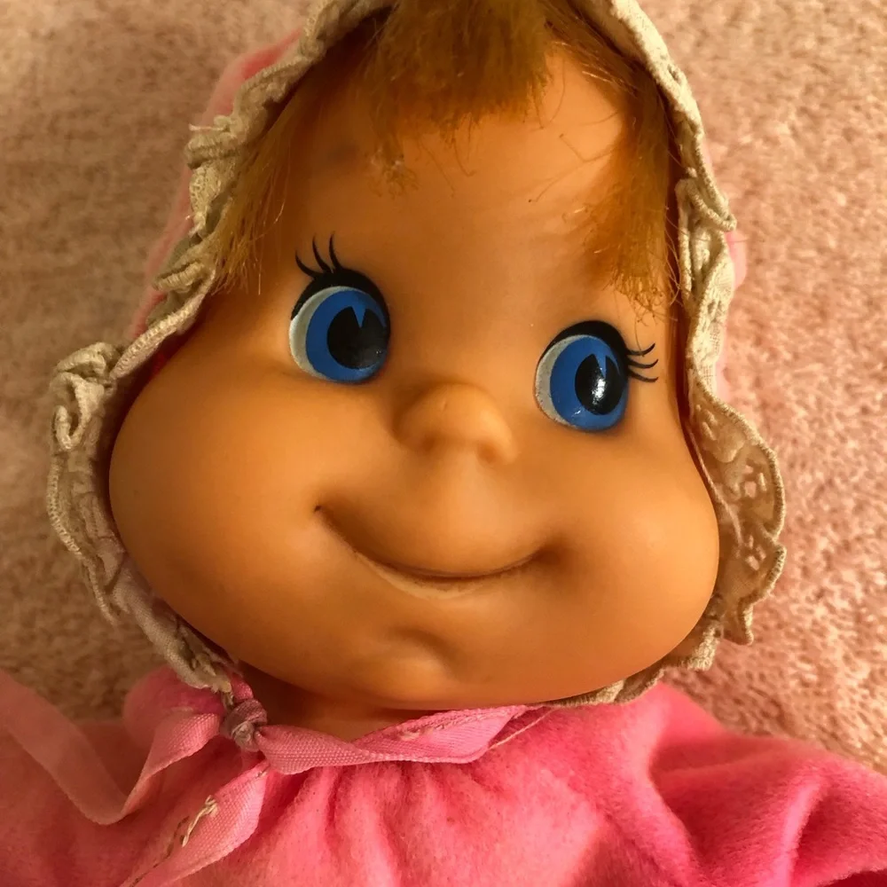 Vintage 1970 Mattel 10” Pink Baby Beans